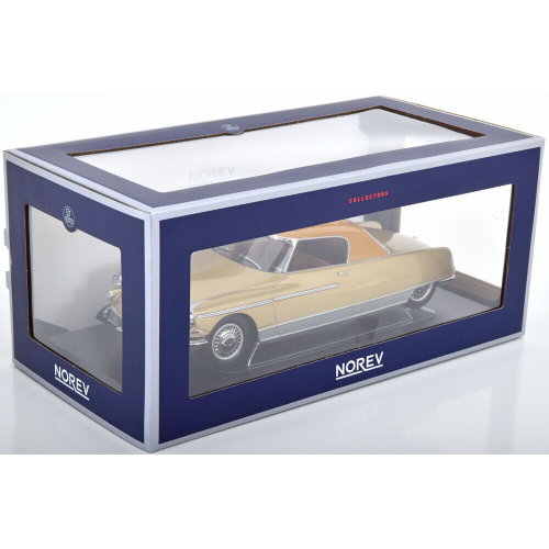 CITROEN DS 19 LE DANDY 1964 BEIGE METALLIC & BROWN ROOF 1:18 Norev Auto Stradali Modellino