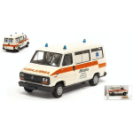 FIAT DUCATO BUS AMBULANZA ALITALIA 1981 1:87 Brekina Ambulanze Die Cast Modellino