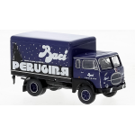 FIAT 642 BOX WAGON CIOCCOLATO PERUGINA 1962 1:87 Brekina Veicoli Commerciali Modellino