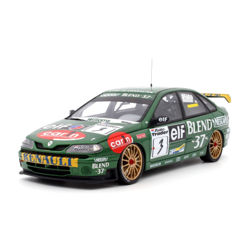 RENAULT LAGUNA BTCC N.3 OULTON PARK 1998 J. PLATO 1:18 Ottomobile Auto Rally Modellino