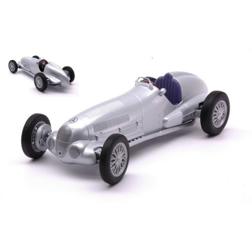MERCEDES W 125 1937 SILVER 1:24 Welly Auto d'Epoca Modellino