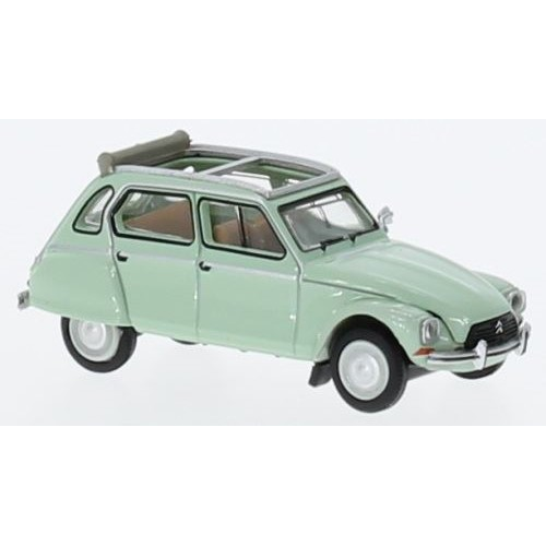 CITROEN DYANE 1976 LIGHT GREEN 1:87 Brekina Auto Stradali Modellino