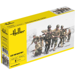 US INFANTRY KIT 1:72 Heller Kit Figure Militari Die Cast Modellino