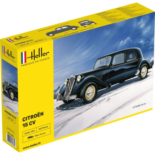 CITROEN 15 CV KIT 1:24 Heller Kit Auto Modellino