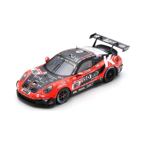 PORSCHE 911 GT3 N.161 WINNER CUP 2 24H NURBURGRING 2023 KRAMER-BRUCK 1:43 Spark Model Auto Competizione Modellino