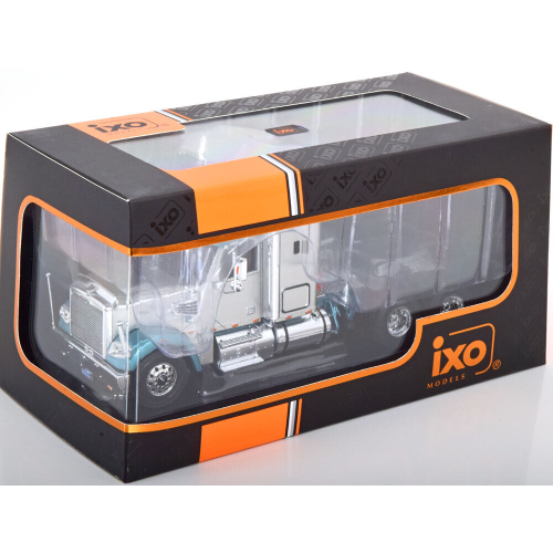 FREIGHTLINER CORONADO 2008 SILVER/GREEN 1:43 Ixo Model Camion Modellino