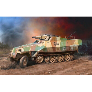 SD.KFZ.251/9 Ausf.D MIT 7,5 cm KANONE 51 KIT 1:35 Dragon Kit Mezzi Militari Modellino
