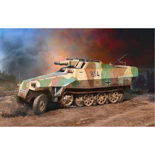 SD.KFZ.251/9 Ausf.D MIT 7,5 cm KANONE 51 KIT 1:35 Dragon Kit Mezzi Militari Modellino