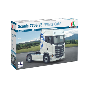 SCANIA S770 V8 WHITE CAB KIT 1:24 Italeri Kit Camion Modellino