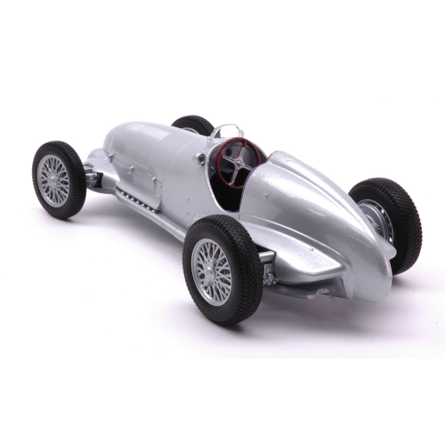 MERCEDES W 125 1937 SILVER 1:24 Welly Auto d'Epoca Modellino