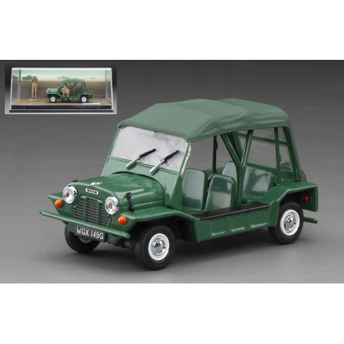AUSTIN MINI MOKE 1968 GREEN + 2 FIGURES 1:43 Vitesse Auto Stradali Modellino