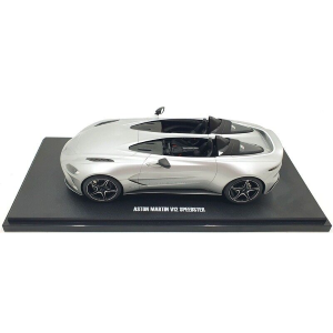 ASTON MARTIN V12 SPEEDSTER 2021 SKYFALL SILVER 1:18 GT Spirit Auto Stradali Modellino
