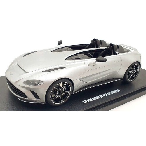 ASTON MARTIN V12 SPEEDSTER 2021 SKYFALL SILVER 1:18 GT Spirit Auto Stradali Modellino