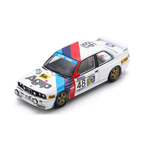 BMW E30 M3 N.48 GIRO D'ITALIA 1988 ZANUSSI-AMATI-CECOTTO 1:43 Spark Model Auto Competizione Modellino