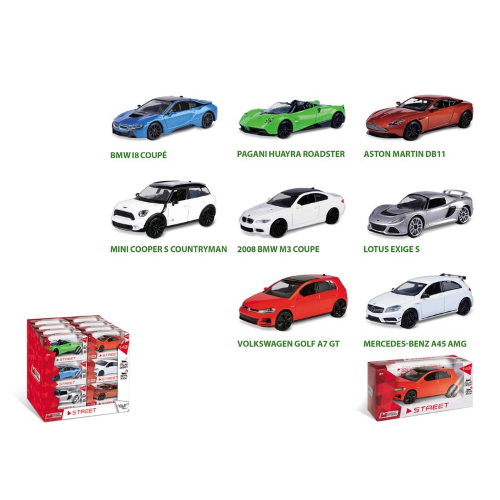 AUTO STRADALI STREET COLLECTION Pz.24 1:43 Mondo Motors Auto Stradali Modellino