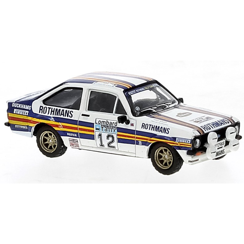FORD ESCORT RS 1800 N.12 RALLY RAC LOMBARD 1981 P.AIRIKKALA 1:87 Brekina Auto Rally Modellino