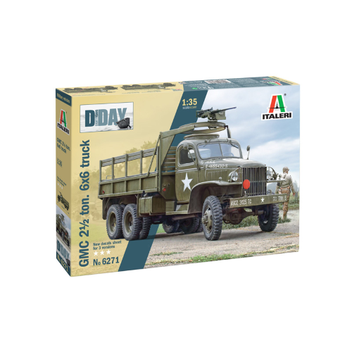 GMC 2,5 Ton. 6x6 TRUCK D-DAY 80th ANNIVERSARY KIT 1:35 Italeri Kit Mezzi Militari Modellino