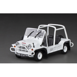 AUSTIN MINI MOKE 1968 WHITE + FIGURES 1:43 Vitesse Auto Stradali Modellino