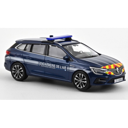 RENAULT MEGANE SPORT TOURER 2022 GENDARMERIE DE L'AIR 1:43 Norev Forze dell'Ordine Modellino