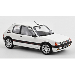 PEUGEOT 205 GTI 1.9 1989 MEIJE WHITE 1:18 Norev Auto Stradali Modellino
