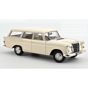 MERCEDES 200 UNIVERSAL 1966 CREAM 1:18 Norev Auto Stradali Modellino