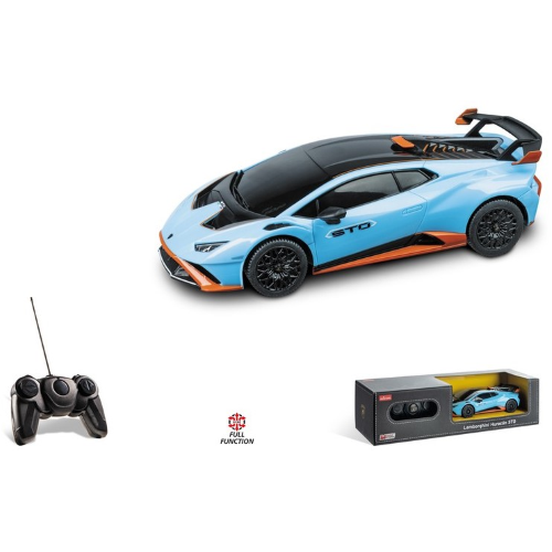 LAMBORGHINI HURACAN STO RADIOCOMANDO LIGHT BLUE 1:24 Mondo Motors Radiocomando Modellino