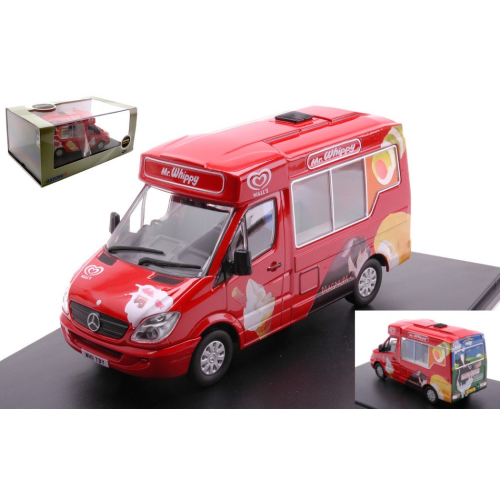 MERCEDES MR.WHIPPY ICE CREAM MODEL 1:43 Oxford Veicoli Commerciali Modellino
