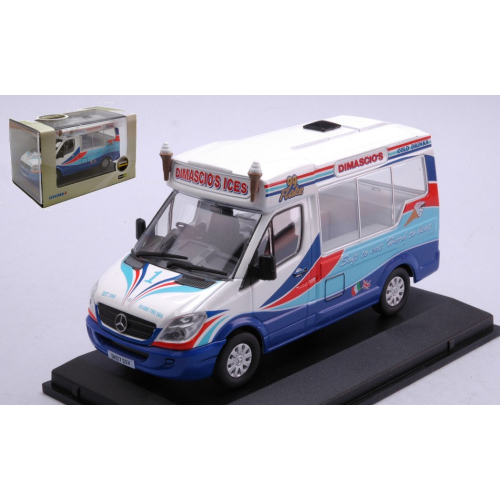 MERCEDES DIMASCIOS ICE CREAM VAN 1:43 Oxford Veicoli Commerciali Modellino