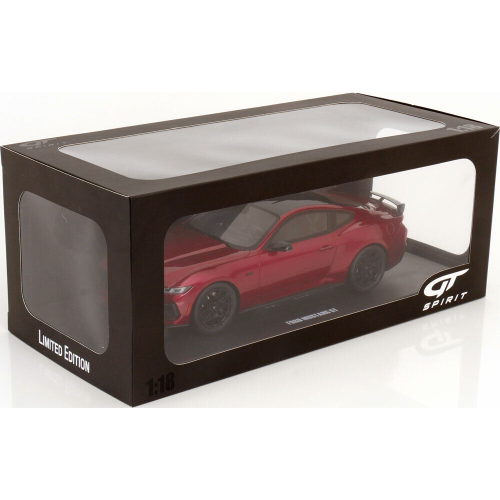 FORD MUSTANG GT 2024 RAPID RED 1:18 GT Spirit Auto Stradali Modellino