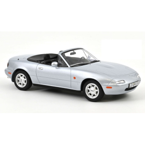 MAZDA MX-5 1989 SILVER 1:18 Norev Auto Stradali Modellino