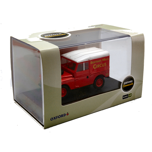 LAND ROVER SERIES 1 88 BERTRAM CIRCUS 1:43 Oxford Veicoli Commerciali Modellino