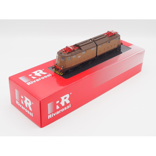 FS 6-AXLE ELECTRIC LOCOMOTIVE E645 1st SERIES CASTANO ISABELLA EP.IV-V 1:87 Rivarossi Treni Modellino