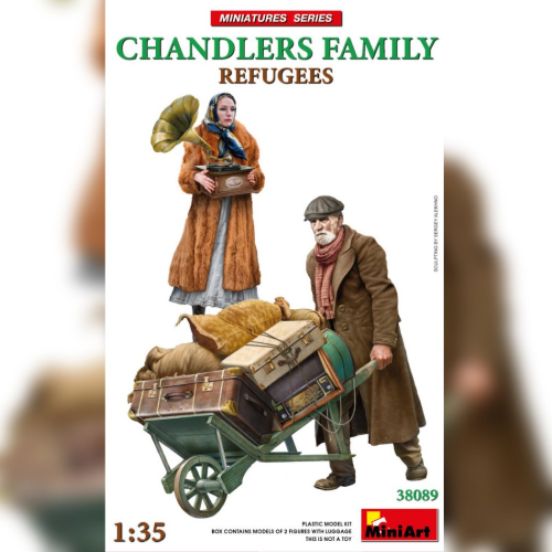 REFUGES CHANDLERS FAMILY KIT 1:35 Miniart Kit Figure Militari Modellino