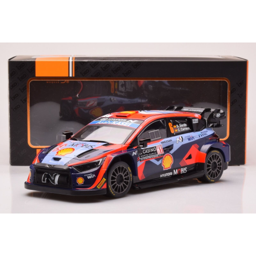 HUYNDAI i20 N N.6 WRC1 RALLY MONTE CARLO 2023 SORDO/CARRERA 1:18 Ixo Model Auto Rally Modellino