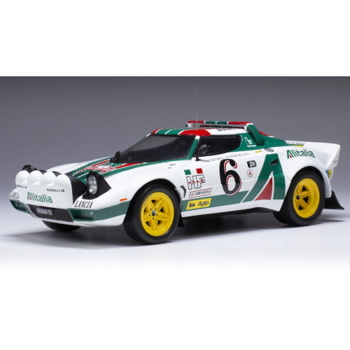 LANCIA STRATOS HF N.6 RALLY MONTE CARLO 1976 WALDEGAARD/THORSZEL.1:18 Ixo Model Auto Rally Modellino