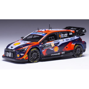 HYUNDAI i20 N N.4 WRC1 RALLY MONTE CARLO 2023 LAPPI/FERM 1:43 Ixo Model Auto Rally Modellino