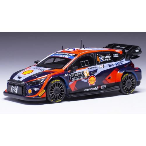 HYUNDAI i20 N N.4 WRC1 RALLY MONTE CARLO 2023 LAPPI/FERM 1:43 Ixo Model Auto Rally Modellino