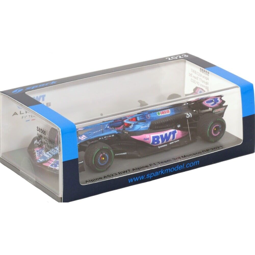 ALPINE A523 N.31 3rd MONACO GP 2023 ESTEBAN OCON 1:43 Spark Model Formula 1 Modellino