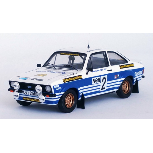 FORD ESCORT MKII N.2 2nd SWEDISH RALLY 1982 VATANEN-HARRYMAN 1:43 Trofeu Auto Rally Modellino