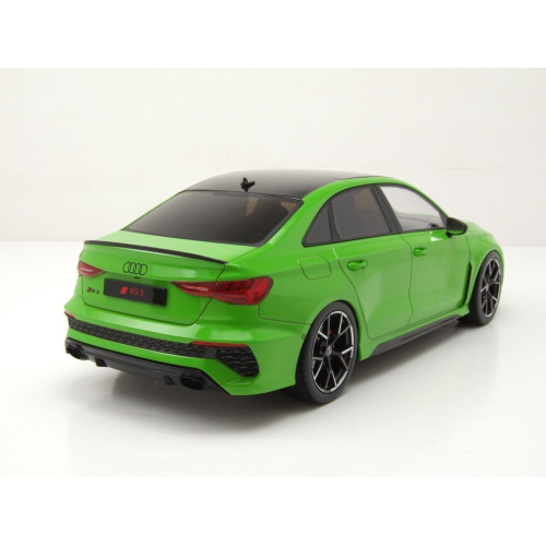 AUDI RS3 LIMOUSINE 2022 LIGHT GREEN "IXO FOR MCG" 1:18 Ixo Model Auto Stradali Modellino