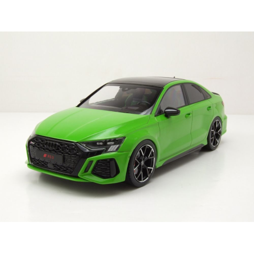 AUDI RS3 LIMOUSINE 2022 LIGHT GREEN "IXO FOR MCG" 1:18 Ixo Model Auto Stradali Modellino
