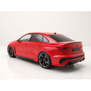 AUDI RS3 LIMOUSINE 2022 RED "IXO FOR MCG" 1:18 Ixo Model Auto Stradali Modellino