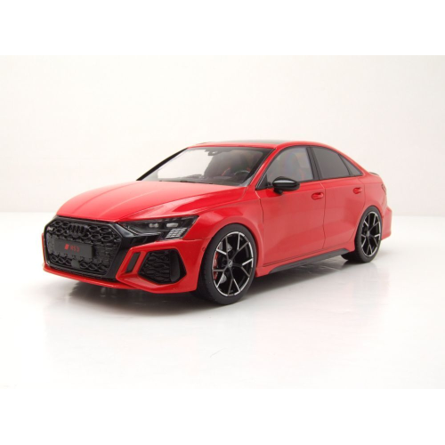 AUDI RS3 LIMOUSINE 2022 RED "IXO FOR MCG" 1:18 Ixo Model Auto Stradali Modellino