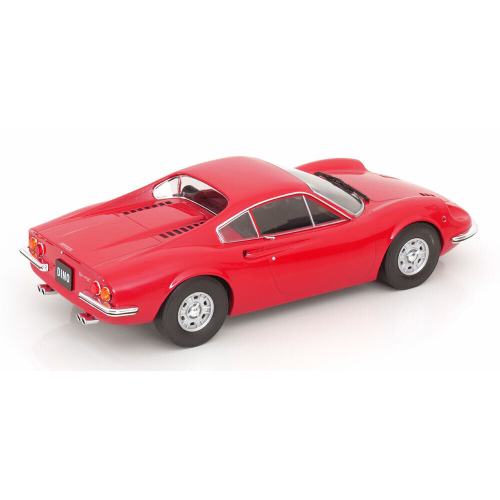 FERRARI DINO 246 GT 1969 RED 1:18 ModelCarGroup Auto Stradali Modellino