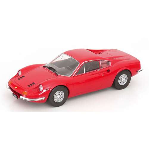 FERRARI DINO 246 GT 1969 RED 1:18 ModelCarGroup Auto Stradali Modellino