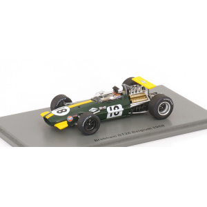 BRABHAM BT26 N.18 BELGIUM 1968 JACK BRABHAM 1:43 Spark Model Formula 1 Modellino