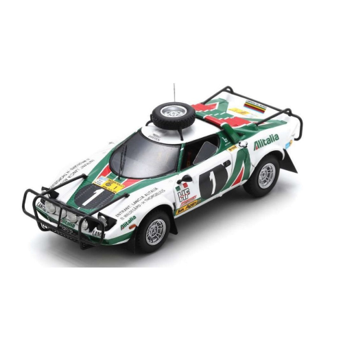 LANCIA STRATOS HF N.1 SAFARI RALLY 1976 WALDEGAARD-THORSZELIUS 1:43 Spark Model Auto Rally Modellino
