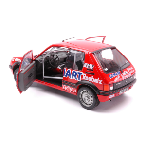 PEUGEOT 205 1.6 GTi N 132 RALLY MONTEC.1986 F.DELECOUR-A.C.PAUWELS 1:18 Solido Auto Rally Modellino