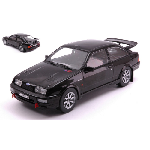 FORD SIERRA RS COSWORTH 1987 BLACK 1:24 Whitebox Auto Stradali Modellino