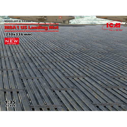 M8A1 US LANDING MAT 210x336 mm KIT 1:35 ICM Kit Diorami Modellino